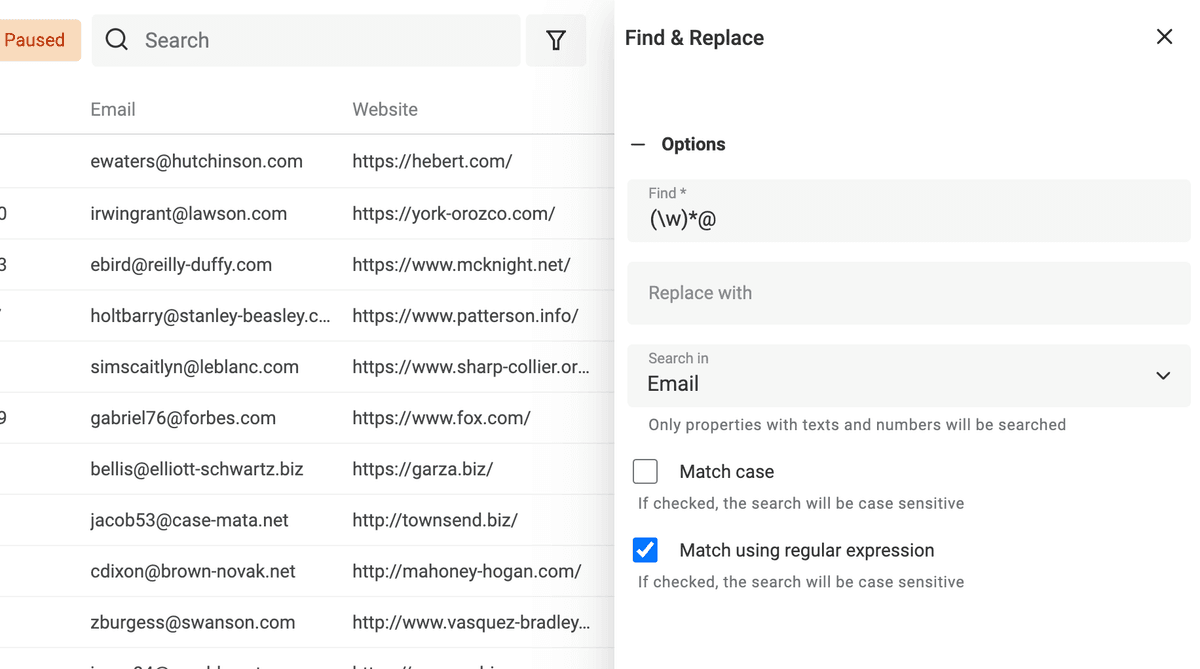 Get domain from email address