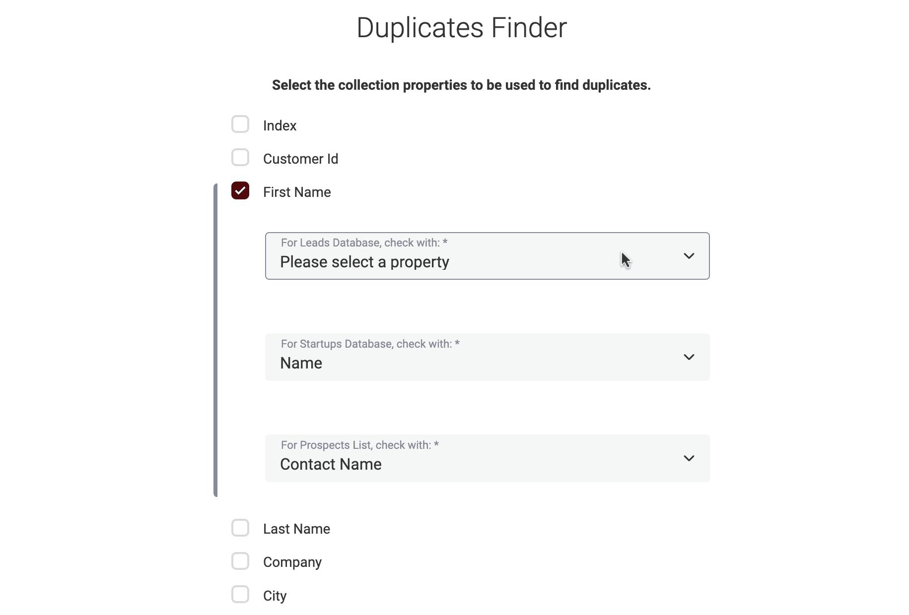 Multiple List Deduplication