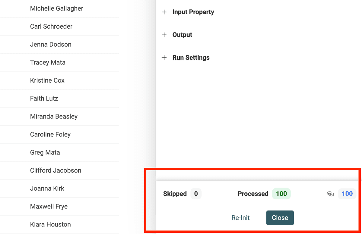 Run enrichment on remaining items