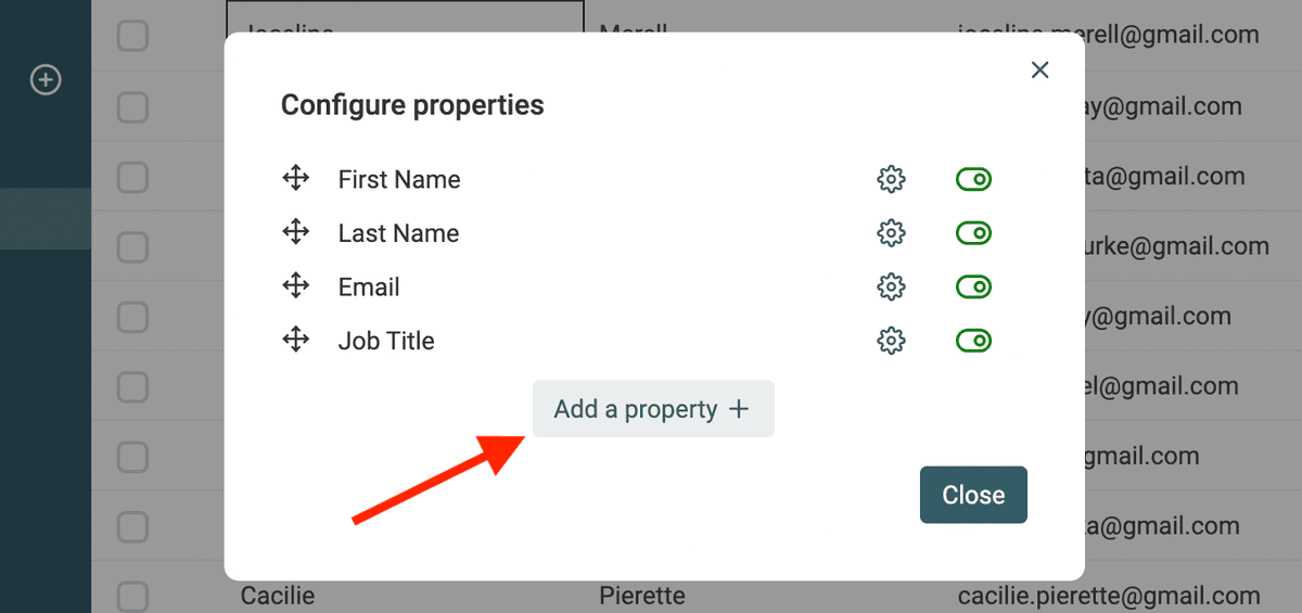 Add new property