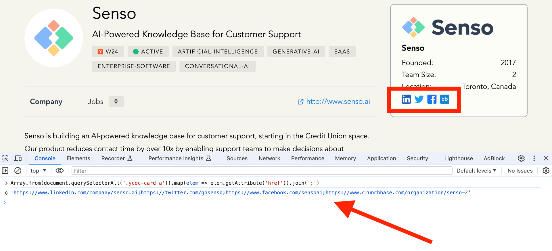 Test CSS Selector Attribute