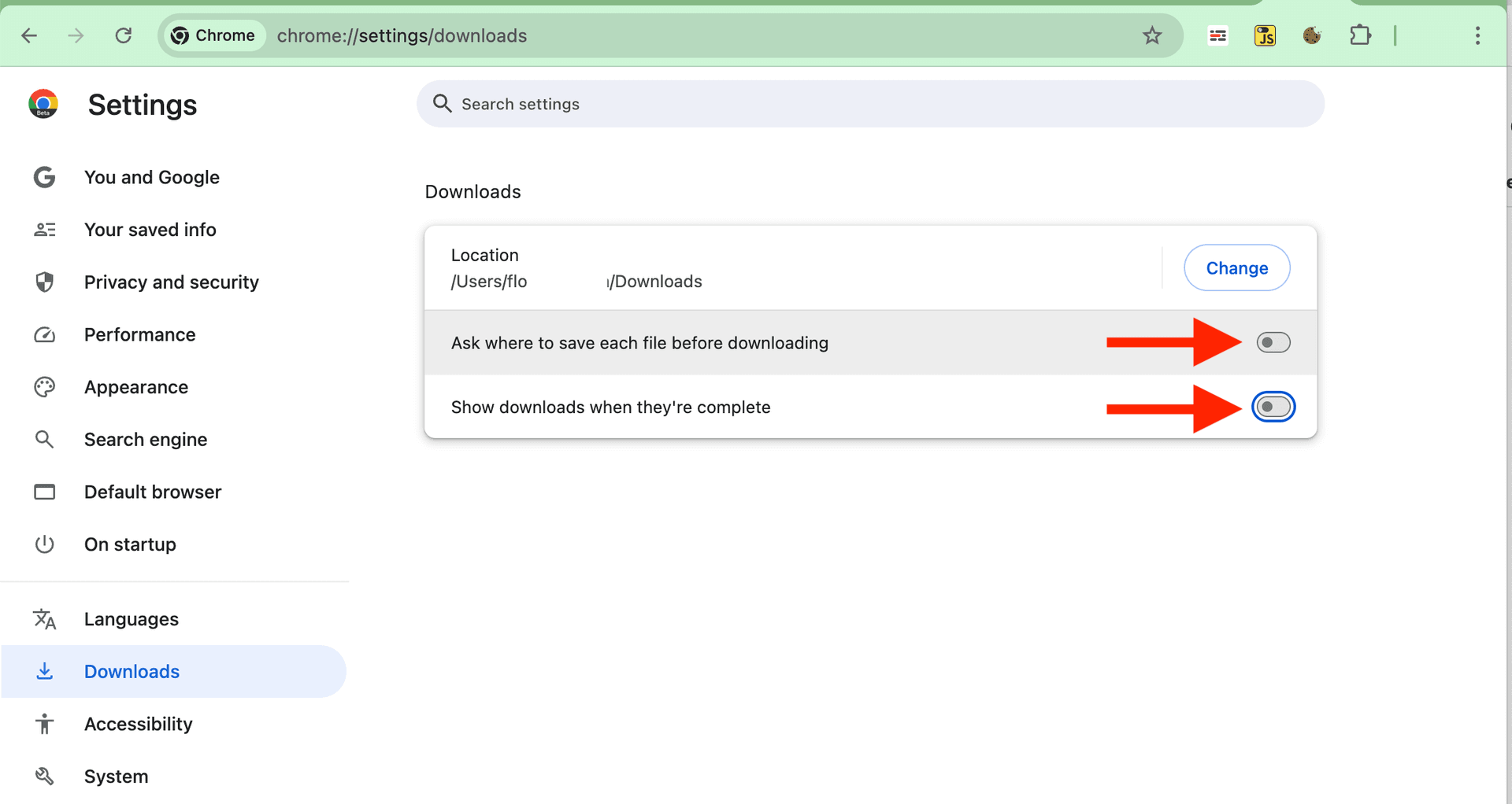 Disable dialog when downloading