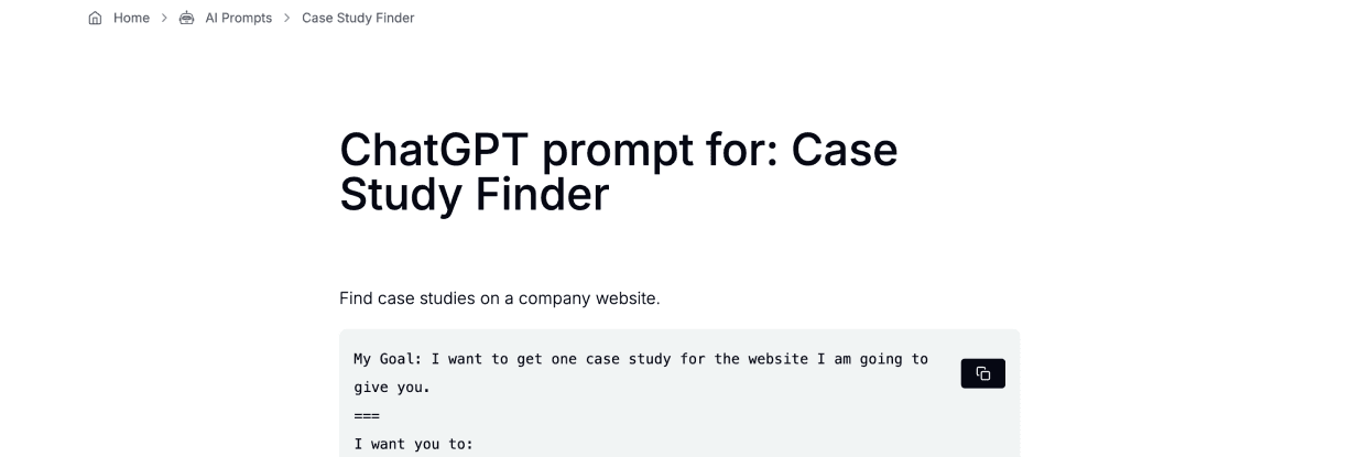 Plantilla Case Study Finder