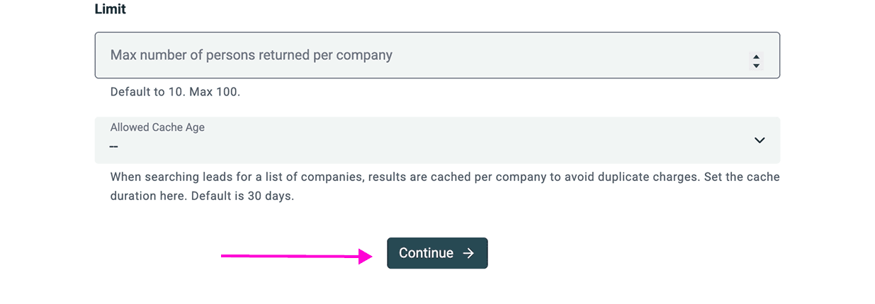 Último paso para conseguir leads