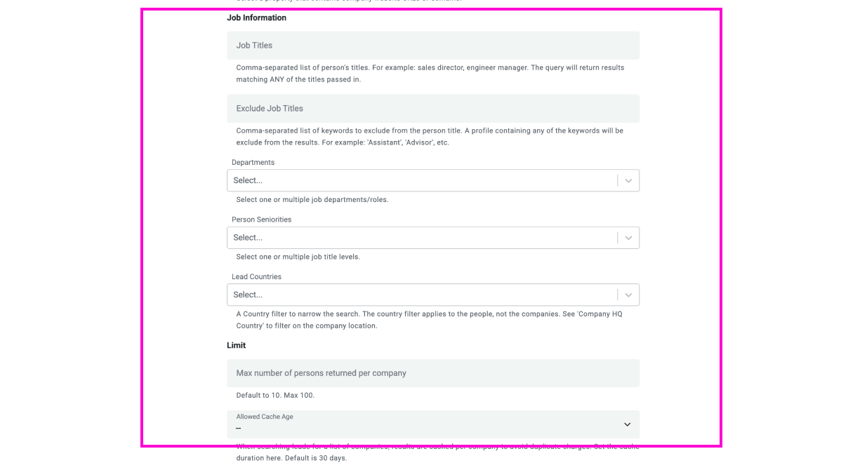 Filtros de leads en Datablist