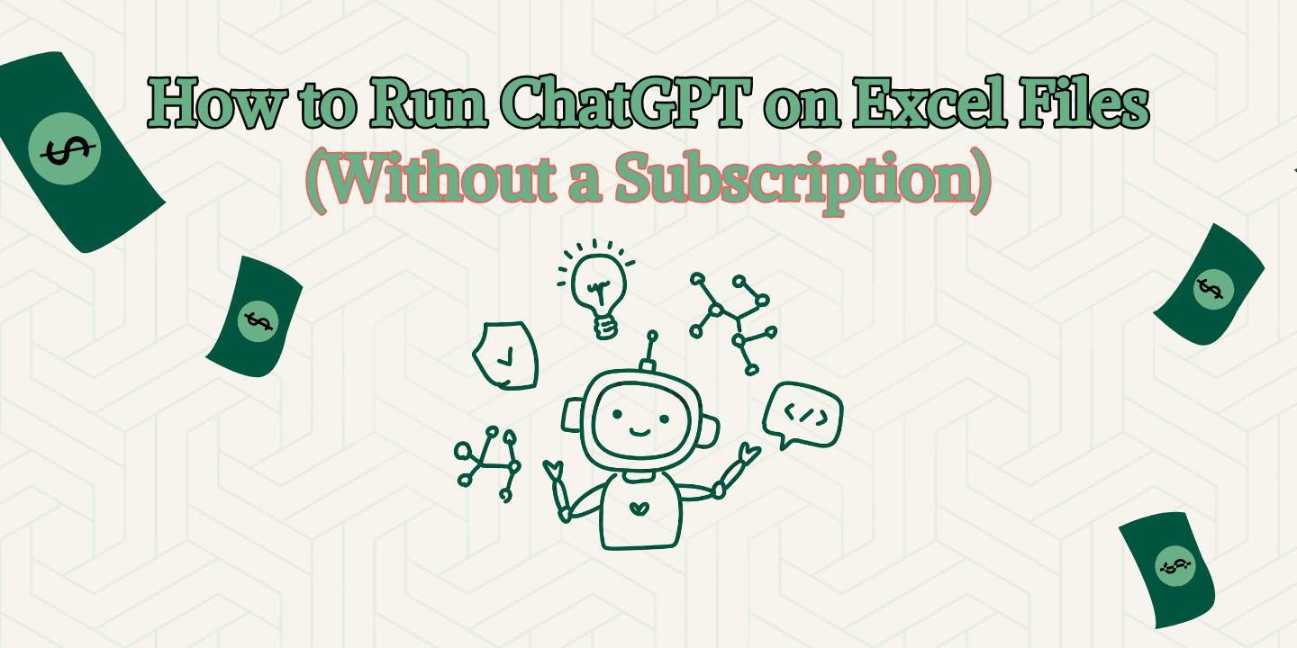 How to run ChatGPT on Excel/CSV rows (Free tool)