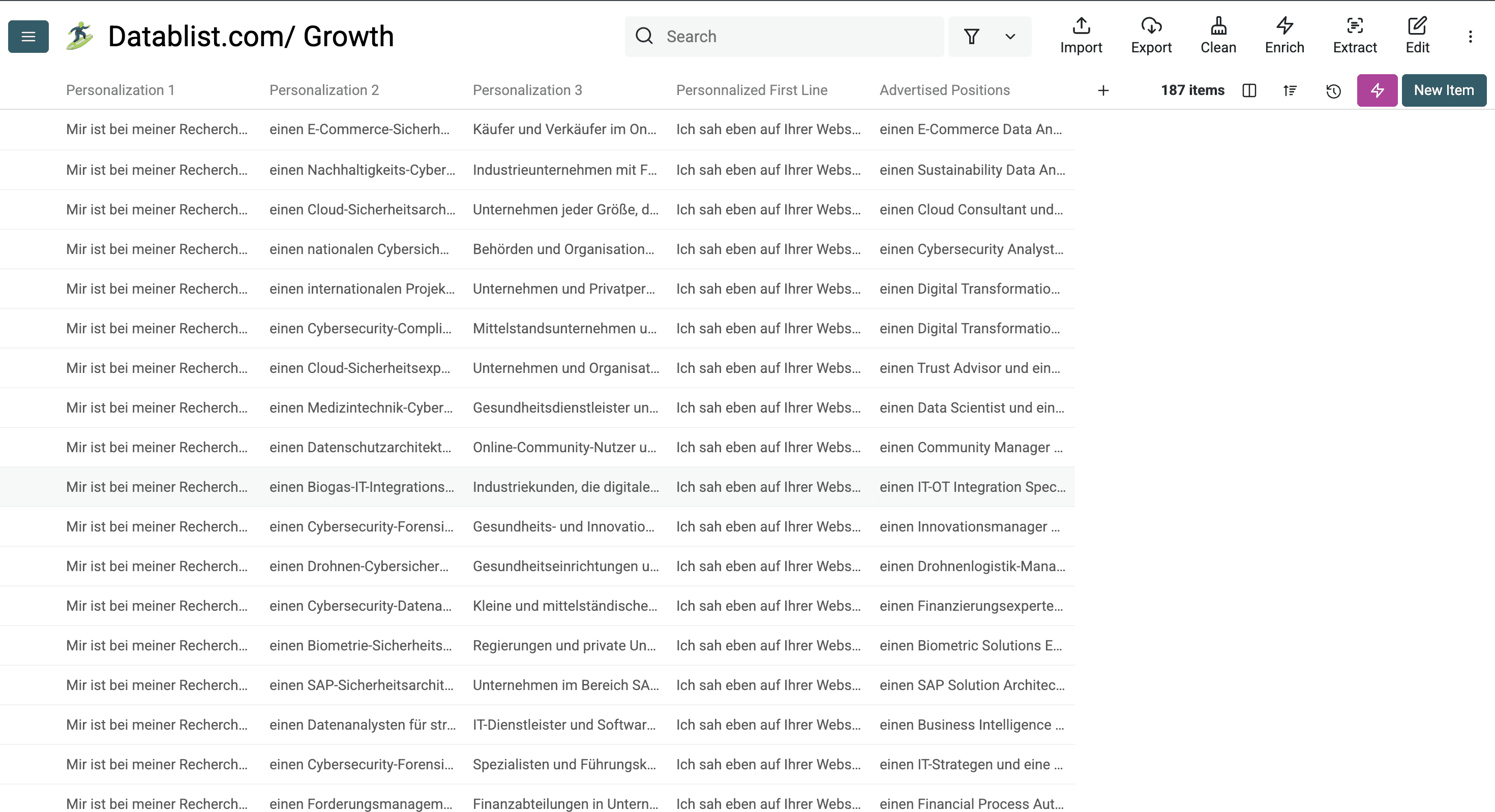 A few cold email personalizations I made based on multiple data points.