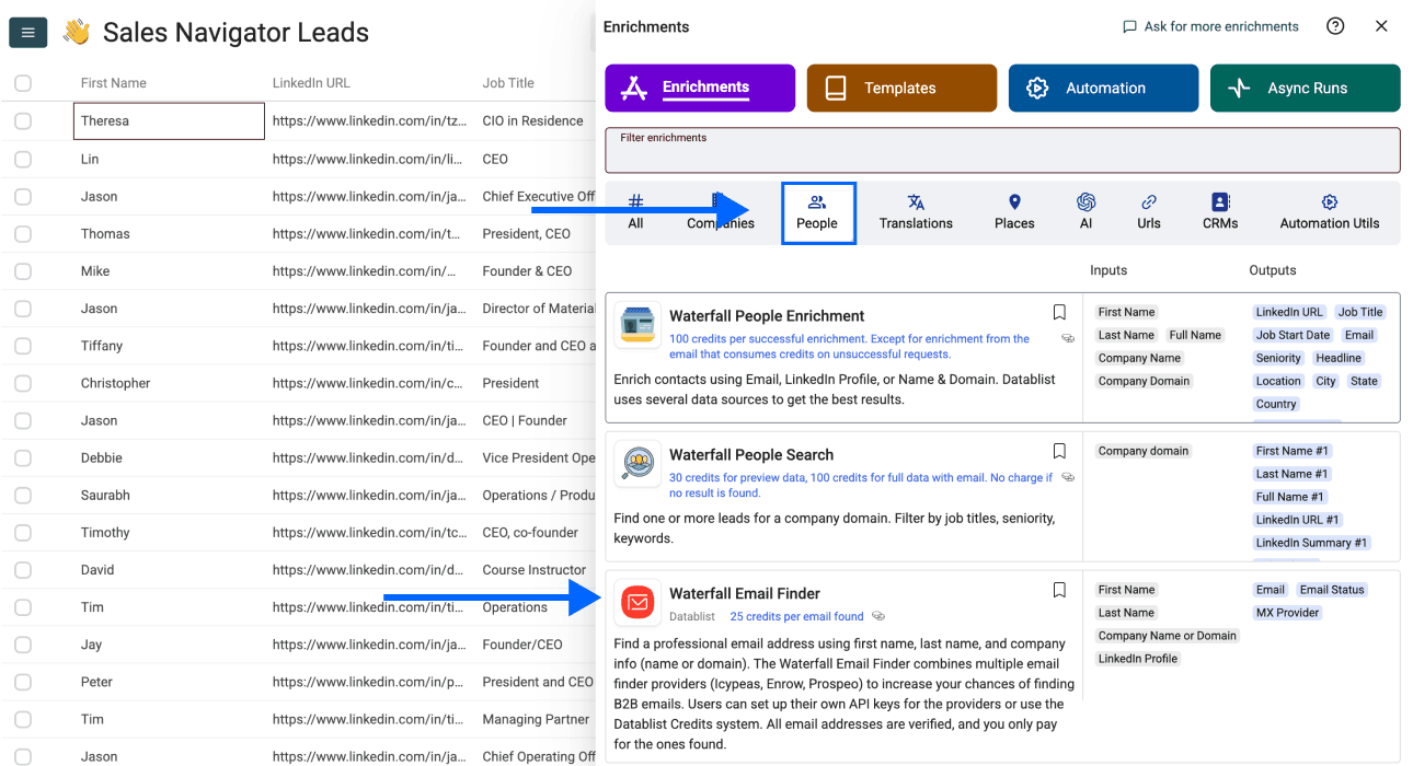 How To Create a Lead List With Emails - Enrichment Library