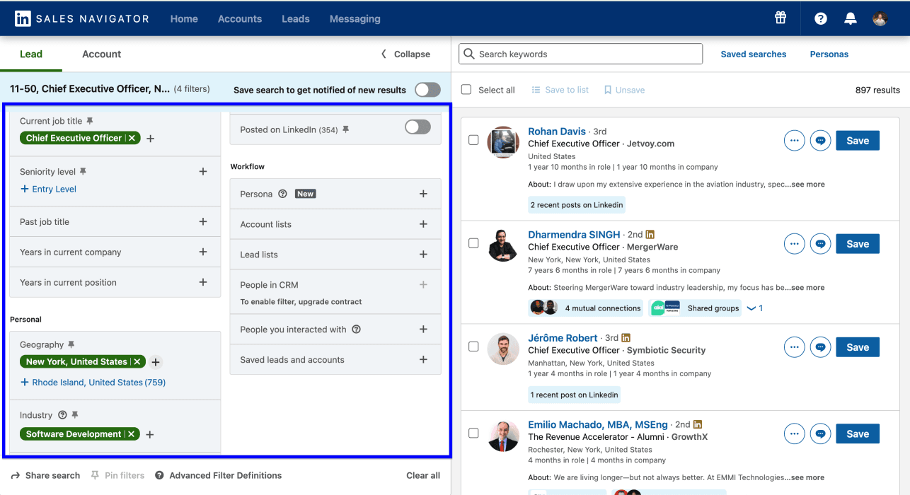 How To Create a Lead List With Emails - Segmentation Example