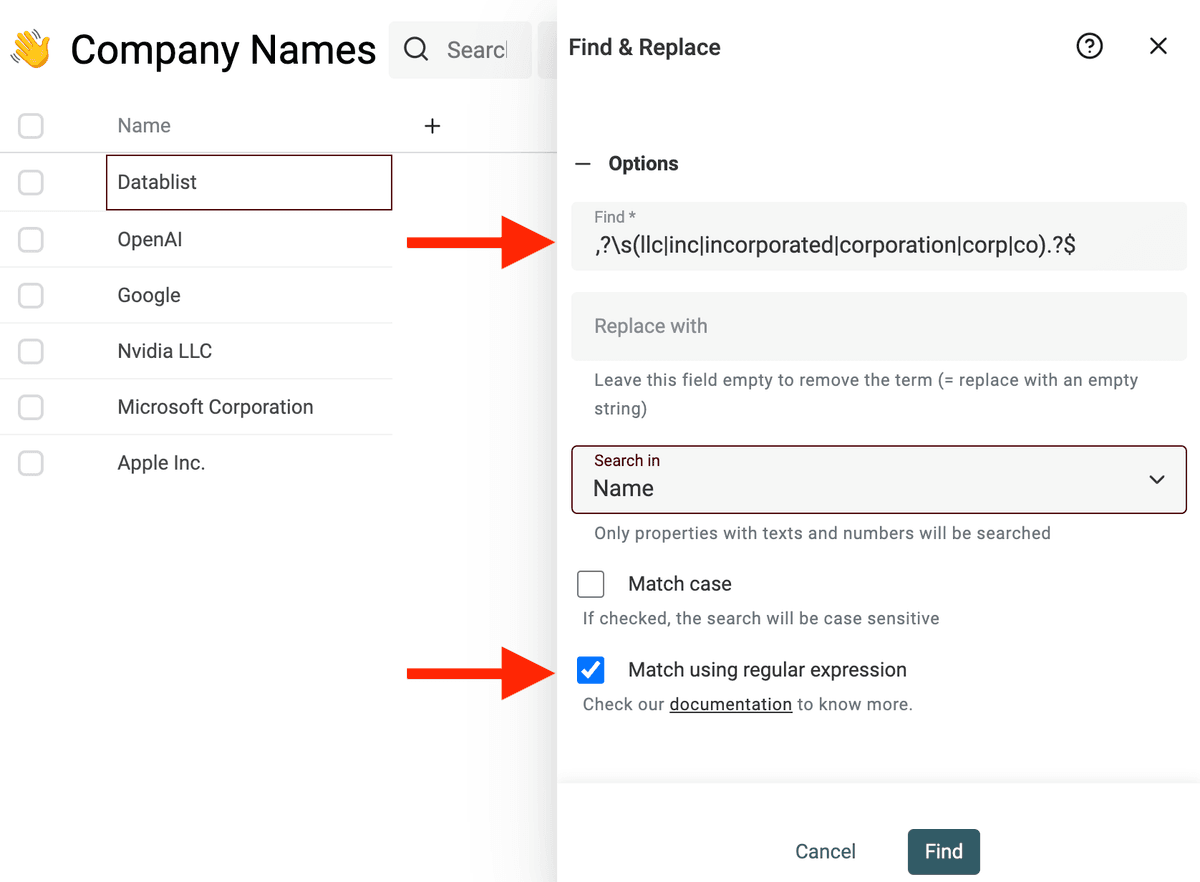 Remove company name suffixes