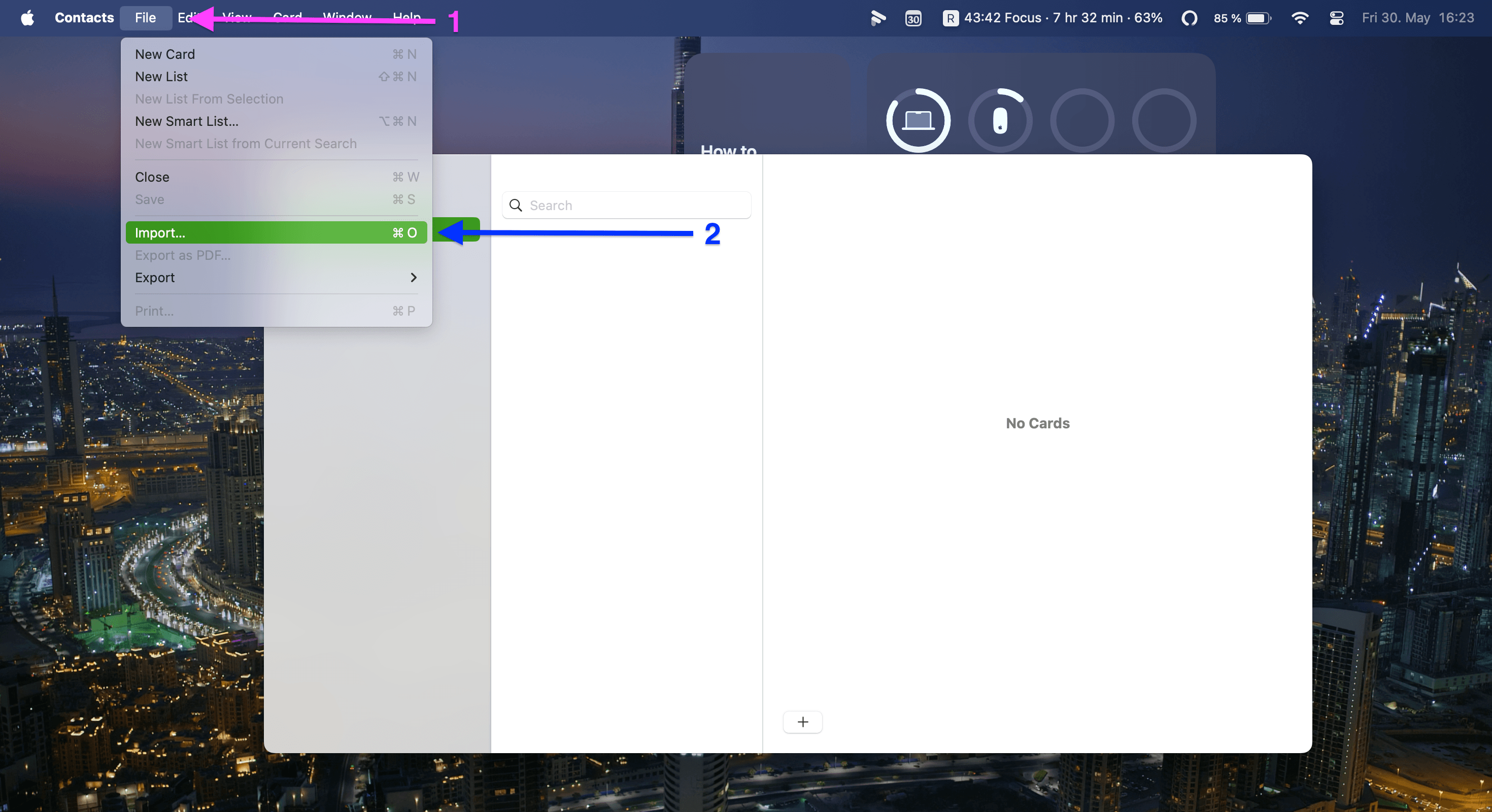 Opening the contacts downloaded from Datablist is easy