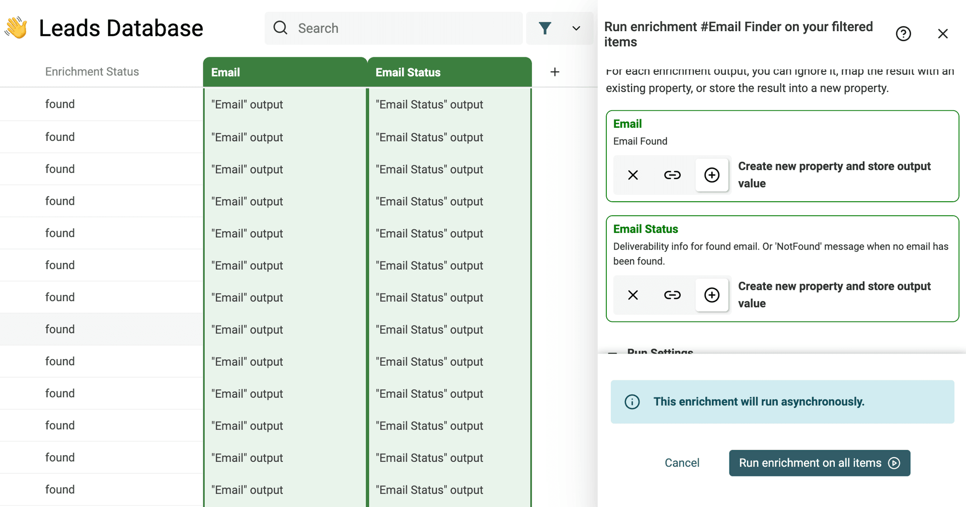 Email Finder Outputs
