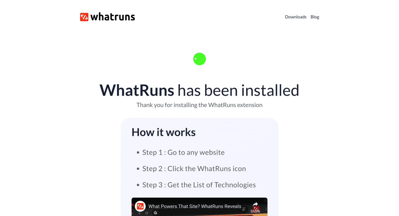 WhatRuns