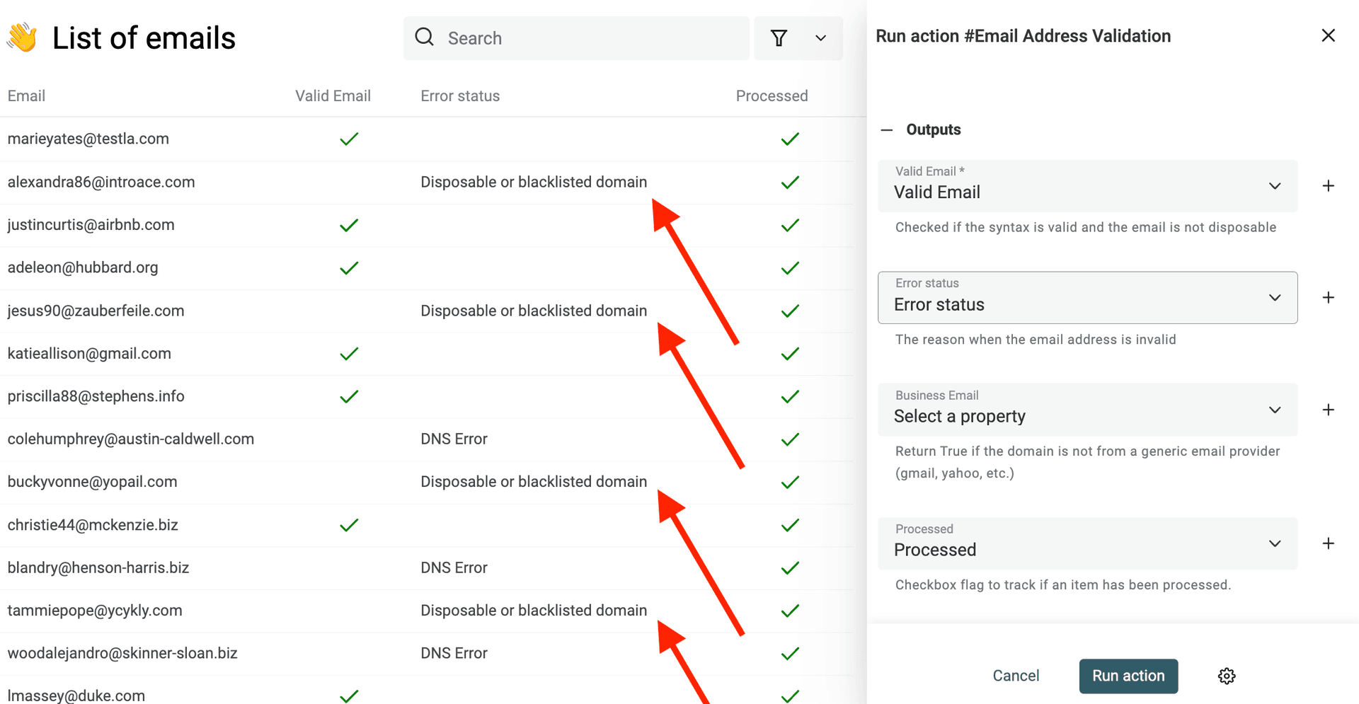 Disposable Domain Results