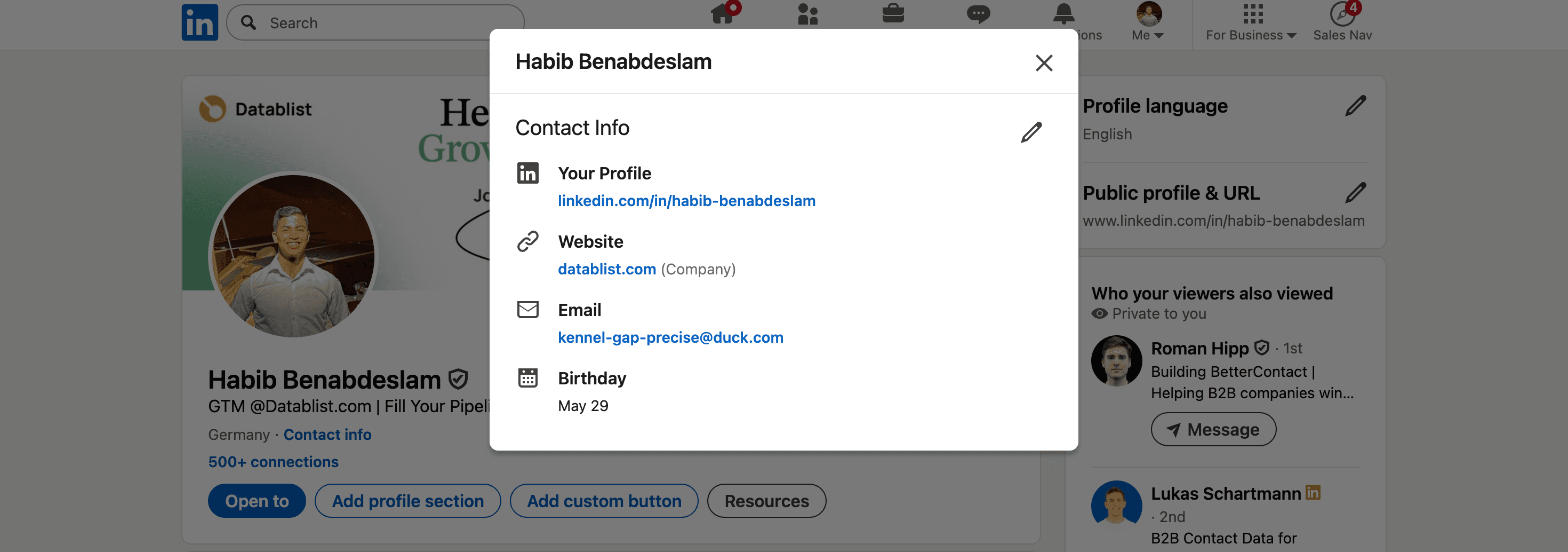 Connect with me on LinkedIn