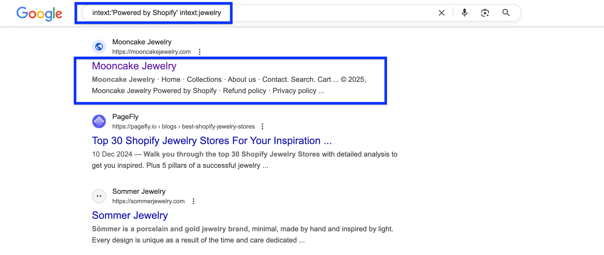 Using advanced Google search operators