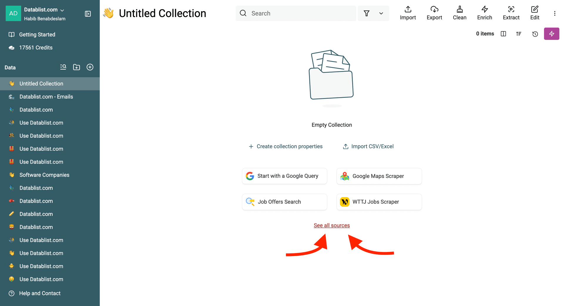 Choosing the Indeed job scraper between several sources