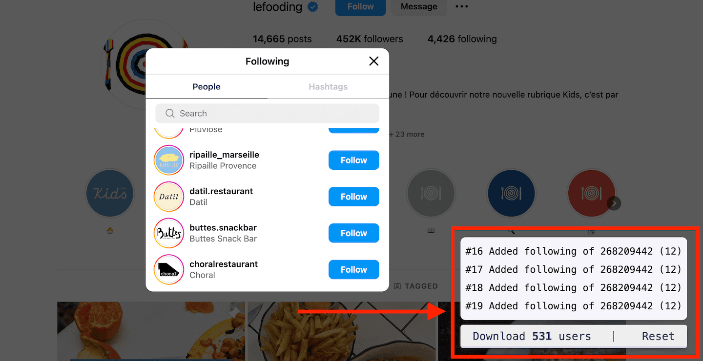 Cómo scrapear Instagram gratis: seguidores y autores