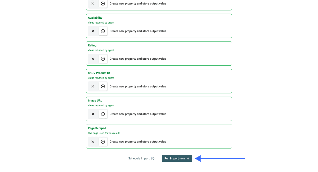 How To Scrape Any Website - Run Import