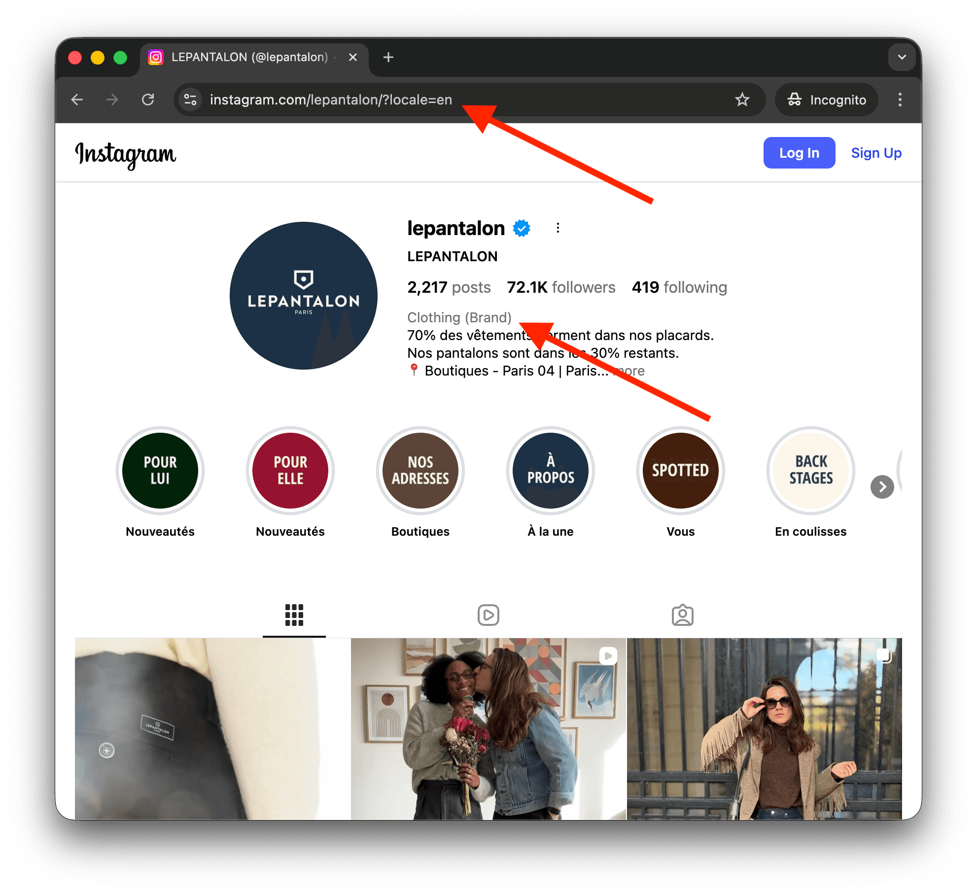 Instagram Category