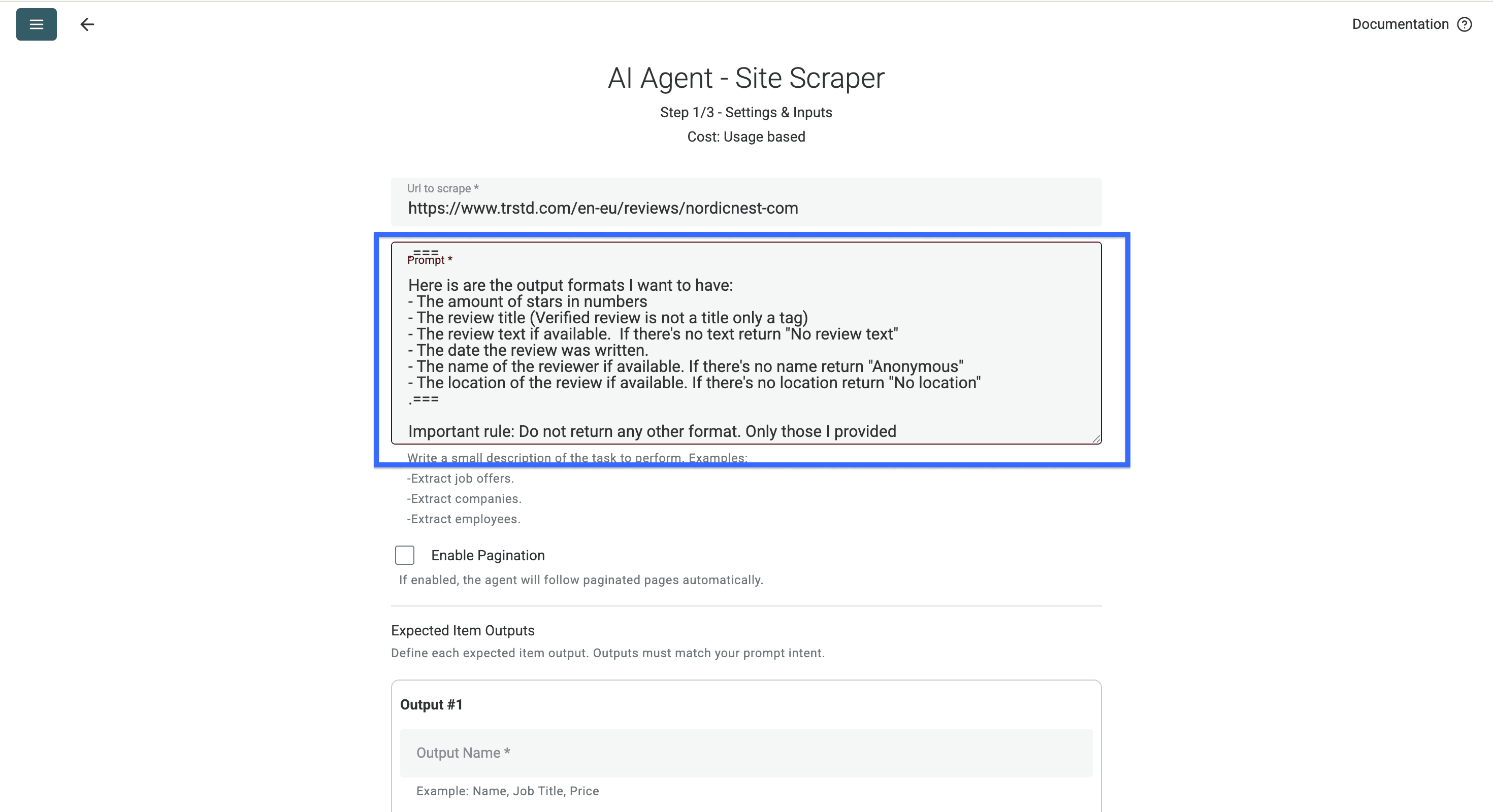 The more specific the prompt the better