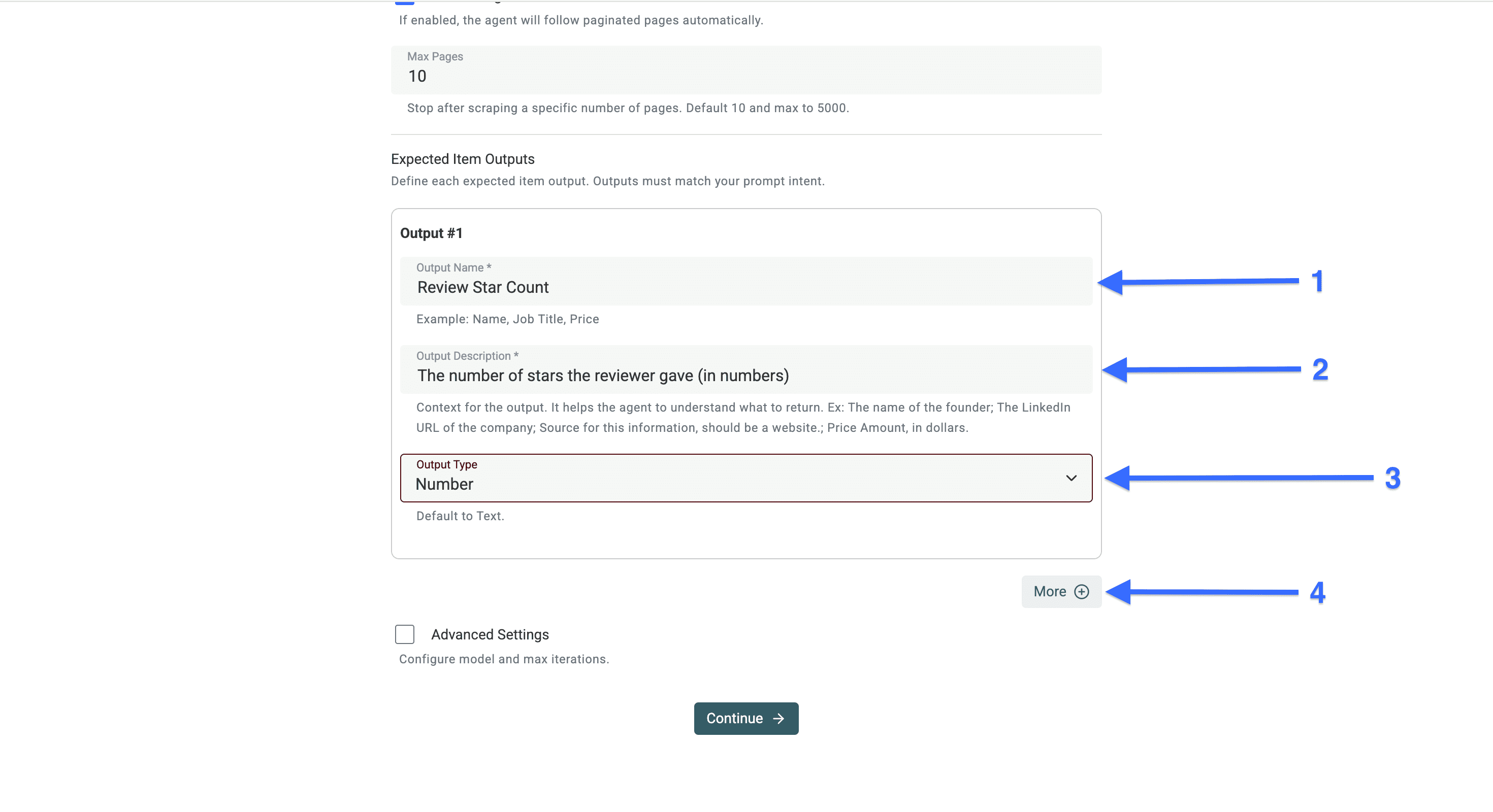 The Trustpilot star count allows you later to evaluate specific types of reviews