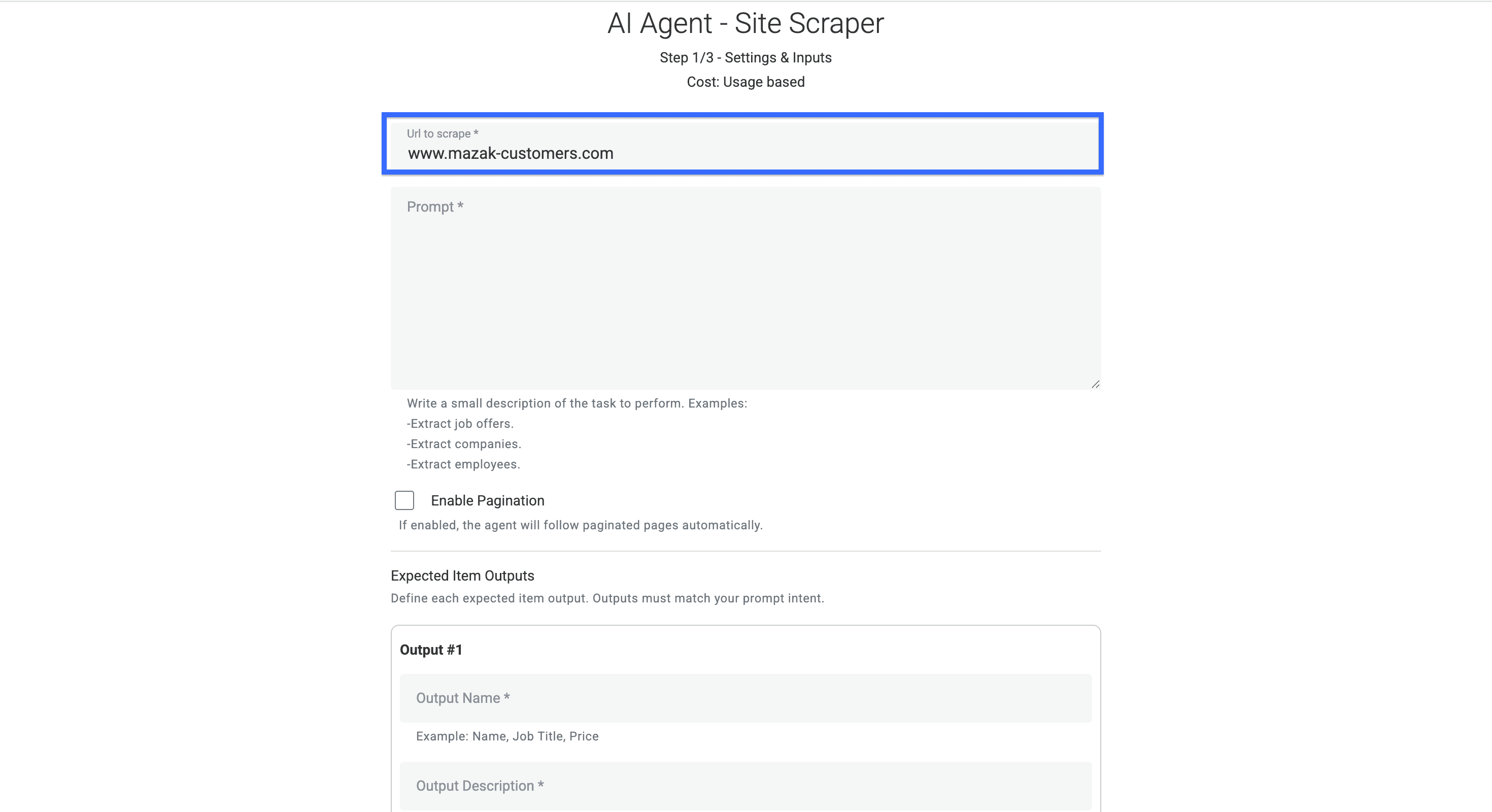 Datablist’s AI agent can scrape almost any website