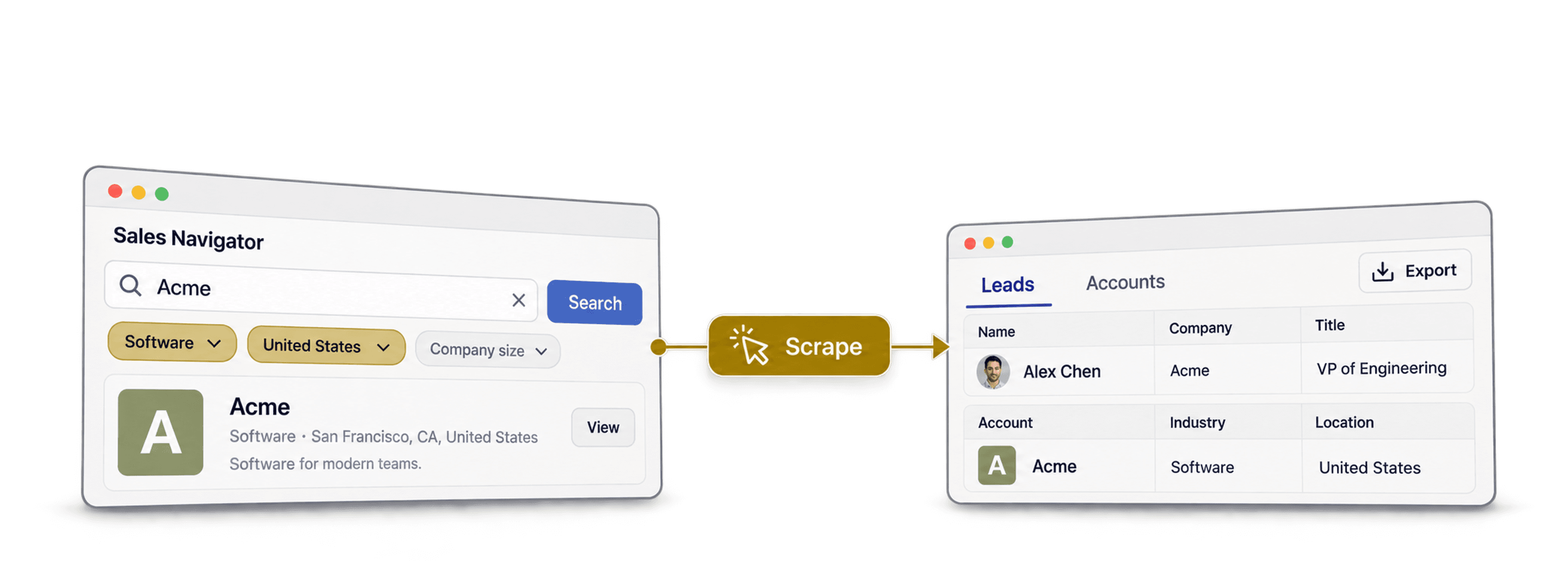 How to Scrape Sales Navigator Leads and Accounts