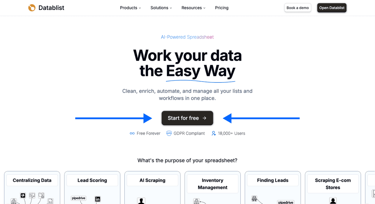 How To Scrape Sales Navigator Leads - Datablist Homepage