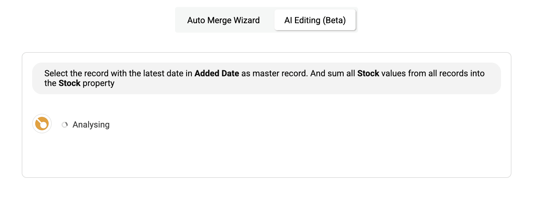 Wait for AI script generation