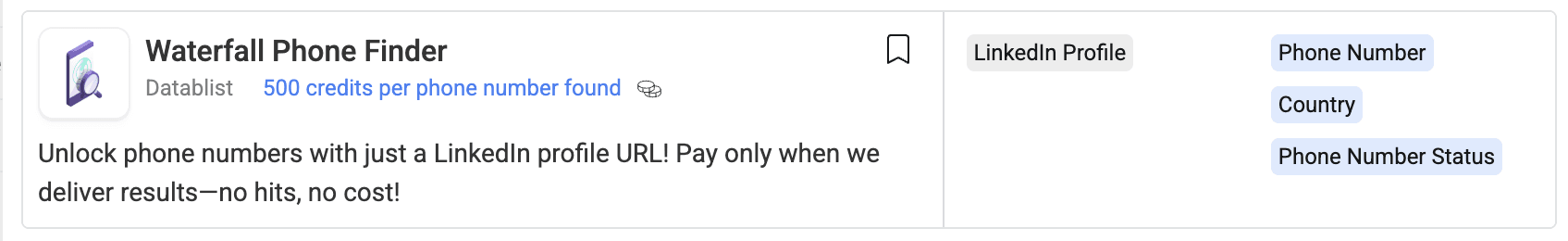 Waterfall Phone Finder