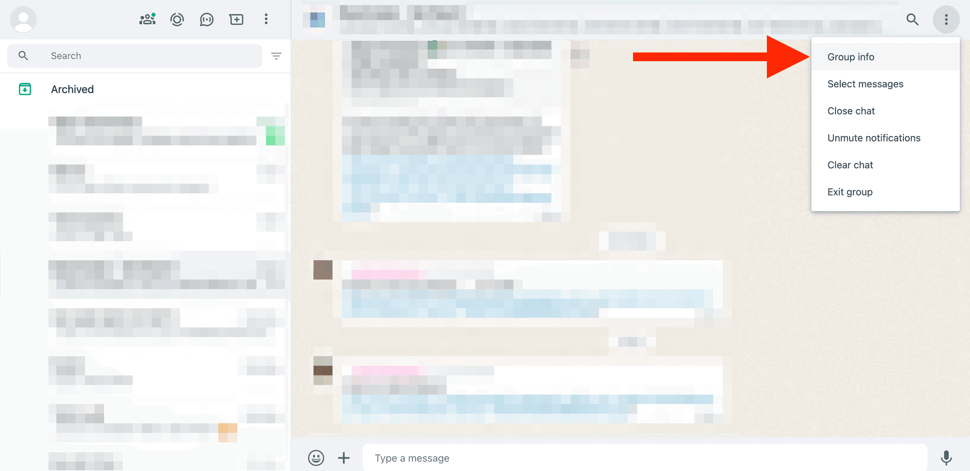 Open WhatsApp Group Modal