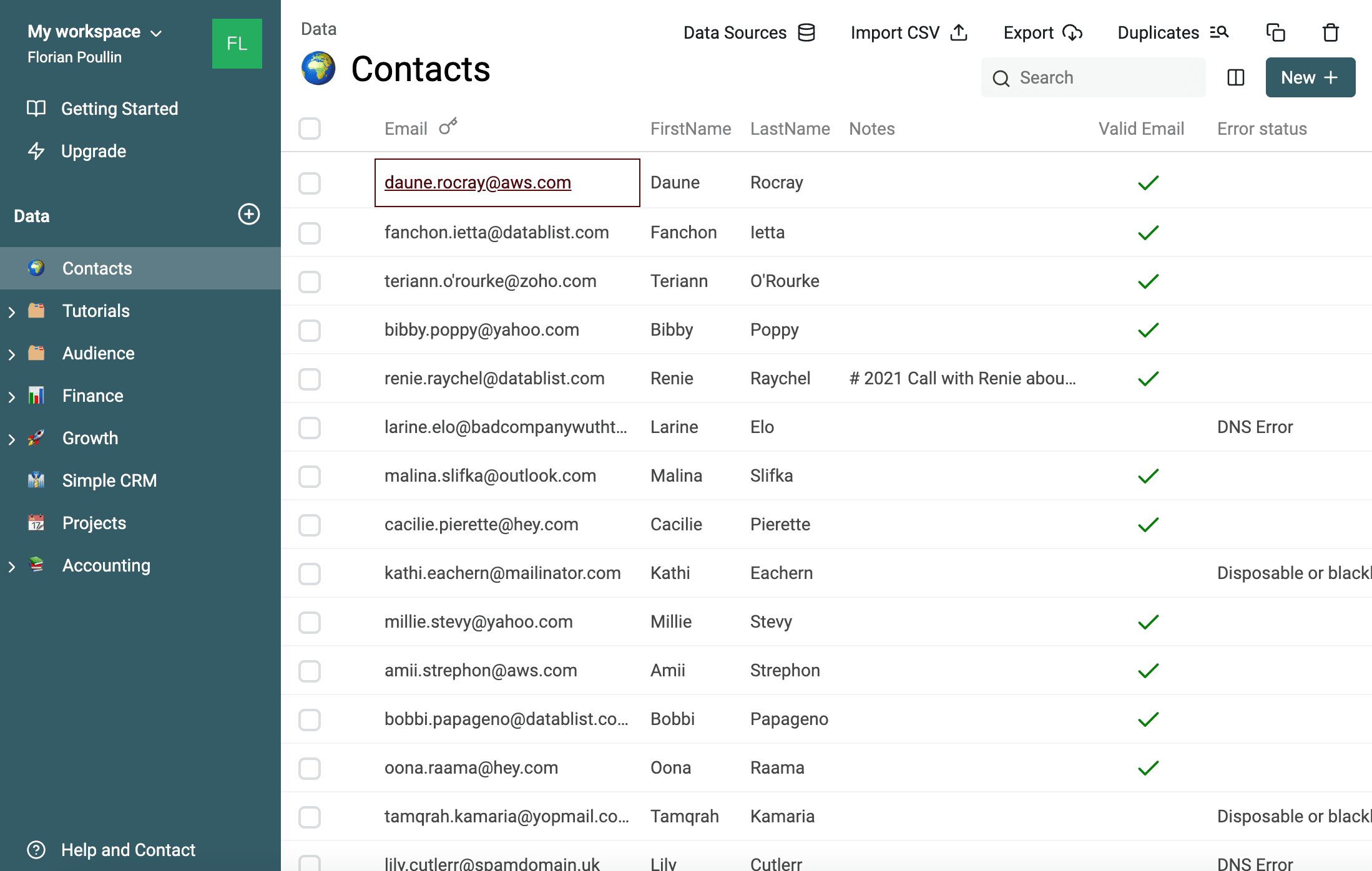 Merge data from multiple sources