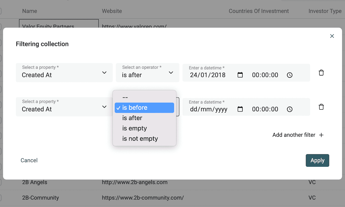 Datablist Product screenshot