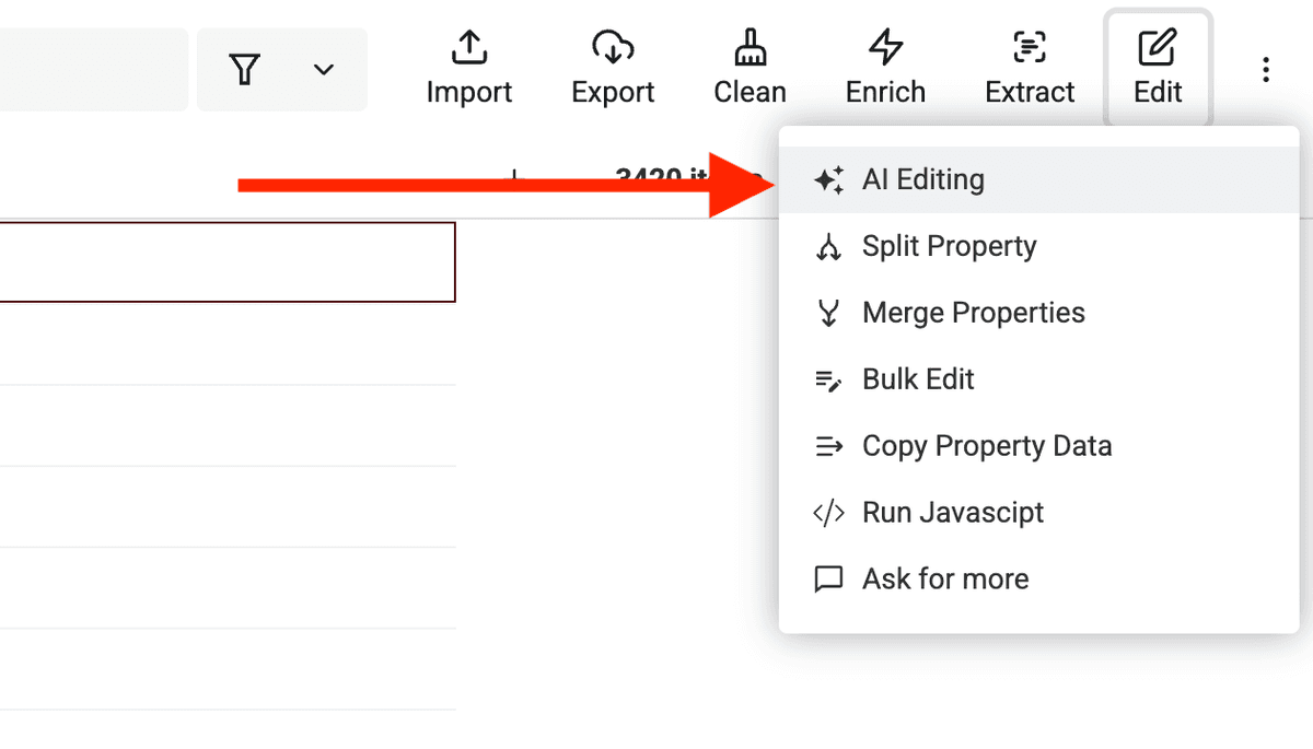 Select AI Editing