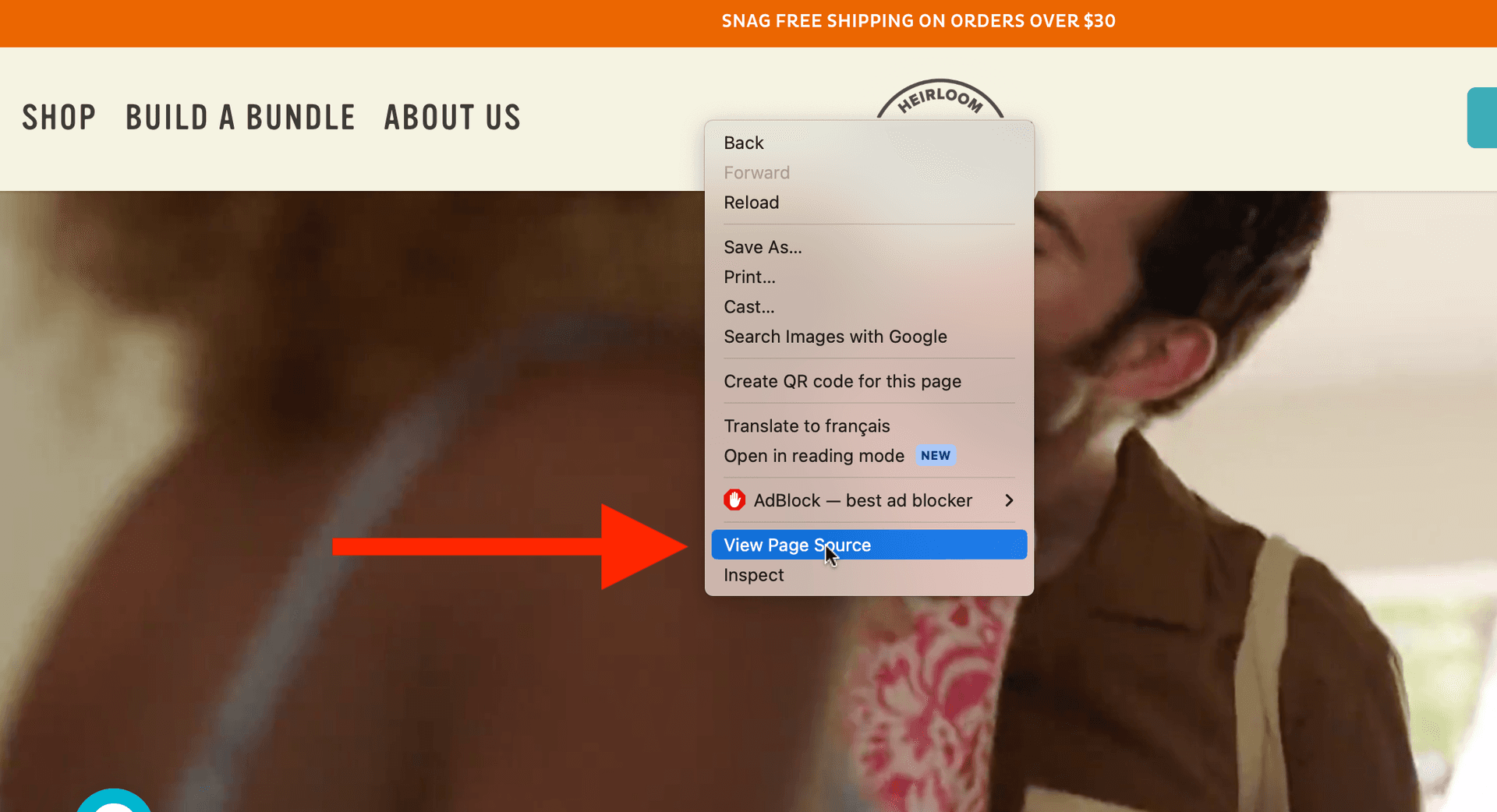 Open Shopify source code